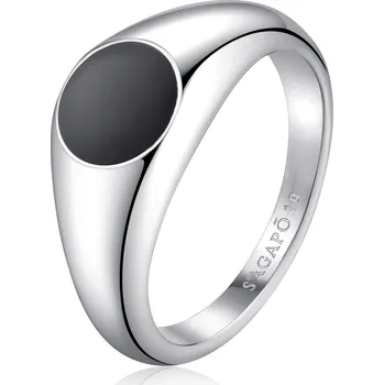 Prsten S'Agapõ Moderní ocelový prsten pro muže Ripple SRP36 65 mm + 2 měsíce na vrácení zboží