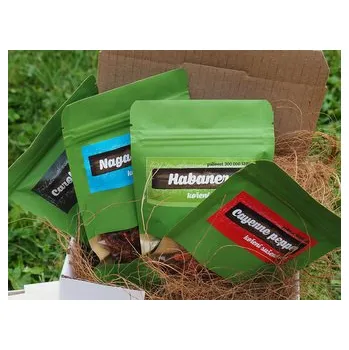 Dárkový SET SUŠENÉ CELÉ PLODY CHILLI 4 x 10 g