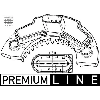 Regulace, vnitřní ventilace MAHLE ABR 9 000P
