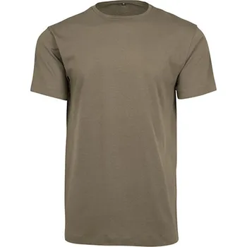 Build Your Brand Pánské triko BY005 Olive XXL