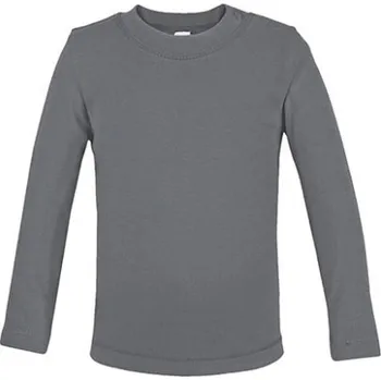 Link Kids Wear Kojenecké tričko s dlouhým rukávem X955 Heather Grey 50-56