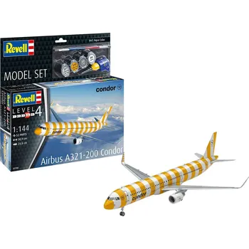 Plastikový model Revell ModelSet - Plastikový model letadla Airbus A321-200 "Condor"