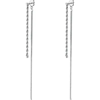 Módní doplněk Brosway Dlouhé ocelové náušnice 2v1 Essential BNL08 10 cm + 2 měsíce na vrácení zboží