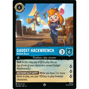 Sběratelská karetní hra Gadget Hackwrench 140/204 - Azurite Sea Typ karty: Non-Holo