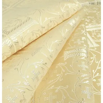 HEDVA ČESKÝ BROKÁT Luxusní brokát 160 51037 KŘÍŽ V RATOLESTI ecru | R10