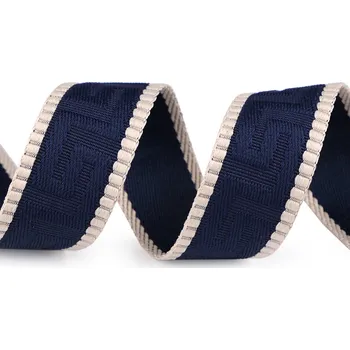 Popruh šíře 38 mm Varianta: 2 modrá tmavá béžová