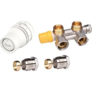 Ventil Danfoss THPS-roh-AL Termostatická sada ventilů pro rohové středové připojení