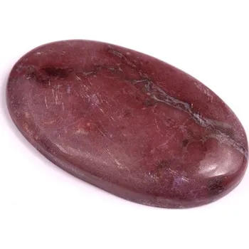 Drahý kámen Kabošon Red Jaspis č.3133 (37x22x5mm)