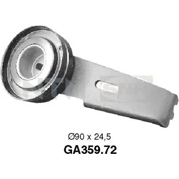 Napínací kladka, žebrovaný klínový řemen SNR GA359.72