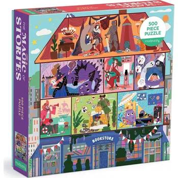 Puzzle Mudpuppy Puzzle - Kouzlo příběhů - 500 dílků