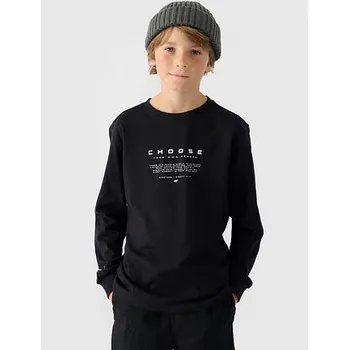 Chlapecké tričko Chlapecké tričko 4F velikost 146 deep black