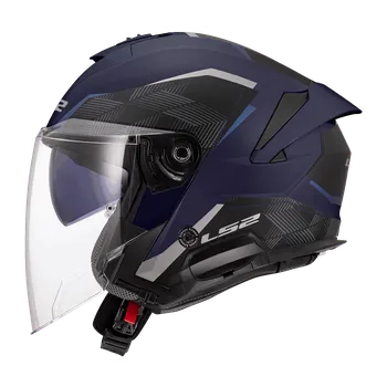 Helma na motorku LS2 OF618 VERSO II AIR NAVY BLUE M