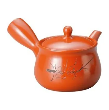 Konvice na čaj Keramická konvice Kyusu hnědá var. B 330 ml