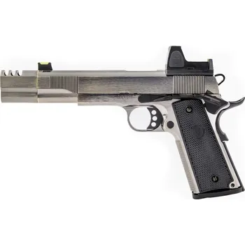 Airsoftová zbraň Vorsk Airsoftová pistole VP-X s kolimátorem, GBB - broušený hliník
