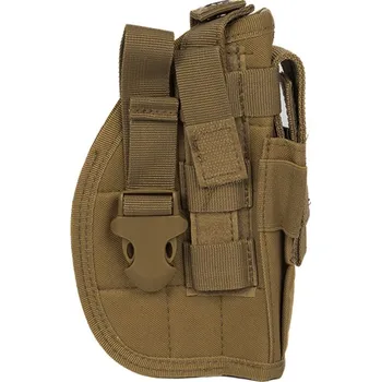 Airsoft AITAG Univerzální pistolové opaskové/MOLLE pouzdro se sumkou - Dark Earth