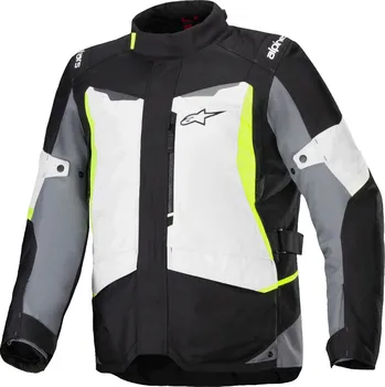 Moto oblečení Bunda na motorku Alpinestars ST-1 Waterproof šedo-černo-fluo žlutá 2XL