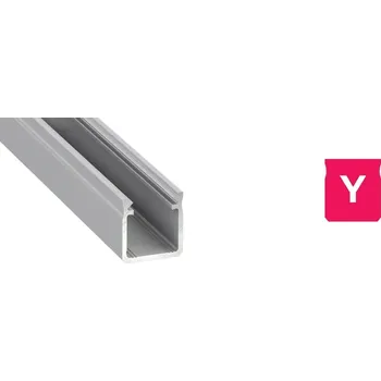 Příslušenství pro LED osvětlení Hliníkový profil pro LED pásky "Y", surový hliník, 2m