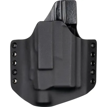 Příslušenství pro sportovní střelbu RH Holsters OWB - CZ P-10 C OR + Fenix GL23R - vnější kydexové pouzdro - poloviční sweatguard - černá/černá Pouzdro je pro: Levák