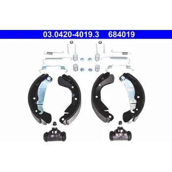 Brzdová čelist Sada brzdových čelistí ATE 03.0420-4019.3