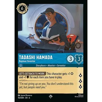 Sběratelská karetní hra Tadashi Hamada 153/204 - Azurite Sea Typ karty: Non-Holo