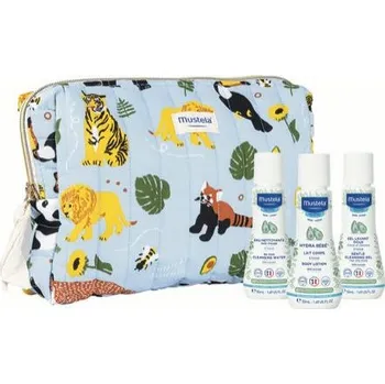 Kosmetická taška Mustela Kosmetická taštička se 3 miniaturami 3x50 ml