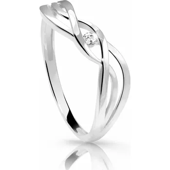 Prsten Cutie Jewellery Jemný prsten z bílého zlata Z6712-1843-10-X-2 50 mm + 2 měsíce na vrácení zboží