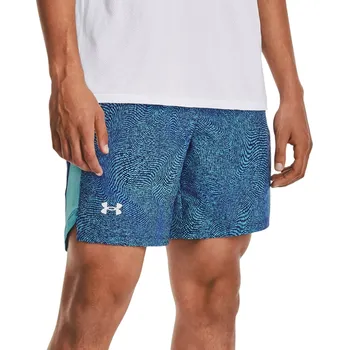Pánské oblečení Šortky Under Armour UA Launch 7'' Printed 1376582-433 Velikost S