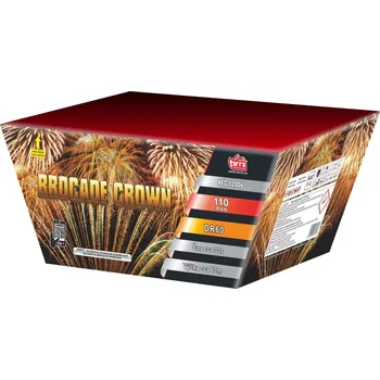Zábavní pyrotechnika BATERIE VÝMETNIC 110 RAN BROCADE CROWN 1x1