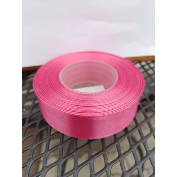 Stuha Dekorační stuha saténová - cherry 25mm x 35m