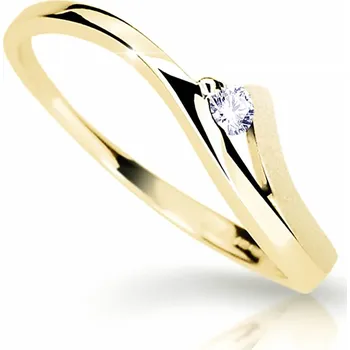 Prsten Cutie Diamonds Půvabný prsten ze žlutého zlata s briliantem DZ6818-1718-00-X-1 59 mm + 2 měsíce na vrácení zboží