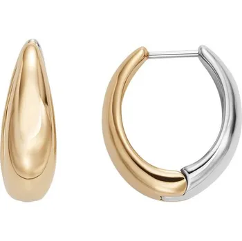 Náušnice Skagen Miminalistické kruhové bicolor náušnice Linje Modern SKJ1819998 + 2 měsíce na vrácení zboží