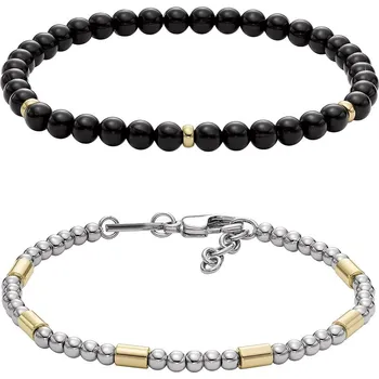 Šperk Fossil Stylový set pánských korálkový náramků JGFTSET1105 + 2 měsíce na vrácení zboží