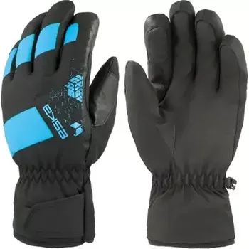 Rukavice Unisex lyžařské rukavice Eska Pro Shield velikost 9 black/hawaian ocean