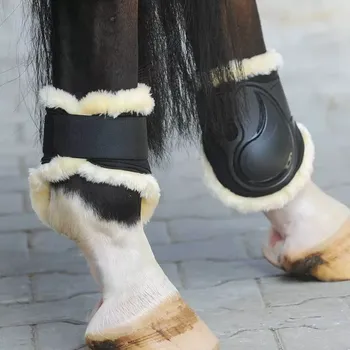 Koňské kamaše Chrániče s beránkem Kavalkade Compete 'n Wool - zadní