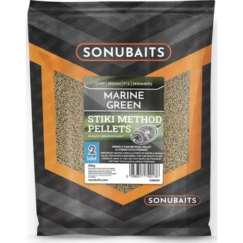 SONUBAITS Marine Green Stiki Method Pellets průměr: 2 mm
