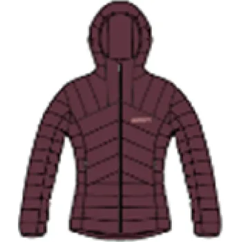 ELAN Padded jacket - plum, women Velikost: S
