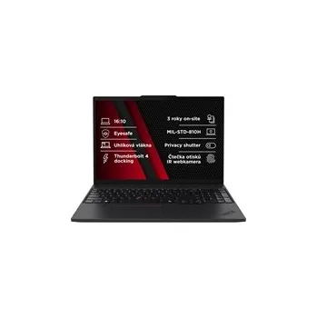 Notebook Lenovo ThinkPad T16 G3 Ultra 5 125U 16GB 512GB SSD 16" WUXGA IPS 3yPremier Win11 Pro černá