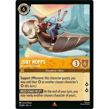 Karetní hra Judy Hopps 015/204 - Azurite Sea Typ karty: Non-Holo