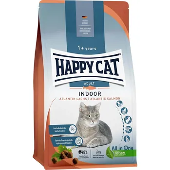 Krmivo pro kočku Happy Cat Indoor Adult atlantický losos 4 kg