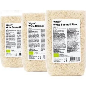 Příloha Vilgain Basmati Rýže Bílá BIO 1000 g