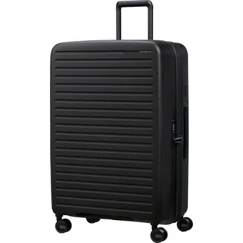 Samsonite RESTACKD Spinner 75cm Černý rozšiřitelný