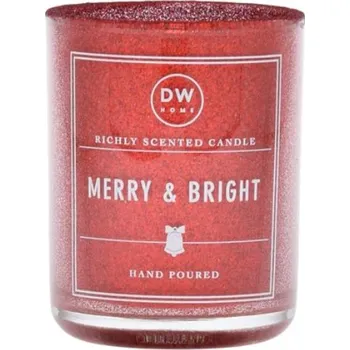 Svíčka DW HOME Merry and Bright Vonná svíčka ve skle, 108 g