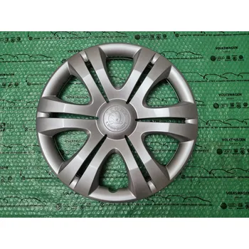 Poklice na kolo Originální díl Škoda kryt kola (poklice) SATELLITE Škoda Fabia II (5J) 1kus 5J0601147H MHB stříbrná 15\" 1 ks