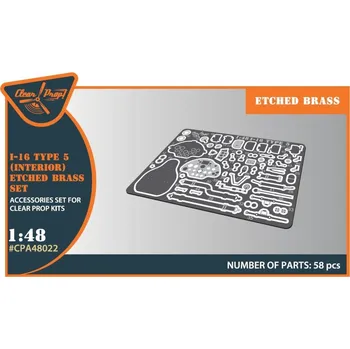 Plastikový model 1/48 I-16 type 5 - Interior PE set (CL.PROP)