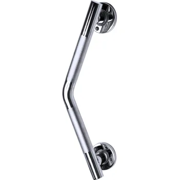 Madlo do koupelny Ridder Madlo nerezové lesklé, zalomené, 43 cm, nosnost 110 KG, nerez, A263100