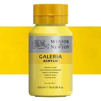 Vodová barva Akrylová barva Winsor & Newton 500ml - Process Yellow