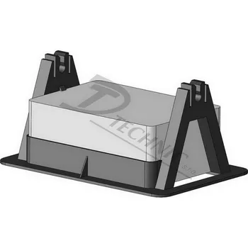 Hromosvod PV 21 betk.o 8 Podpěra vedení na ploché střechy betonová kostka 101302