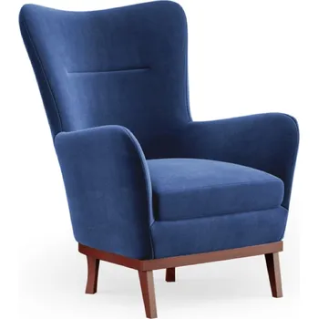 Křeslo Stylové křeslo DE LUXE podnož castel, typ Mirach vodorovné prošití, slovenský výrobek