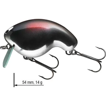 Umělá nástraha Wobler Fuku Zero Crank DAIWA PROREX - 5,4 cm - Chrome Wakasagi