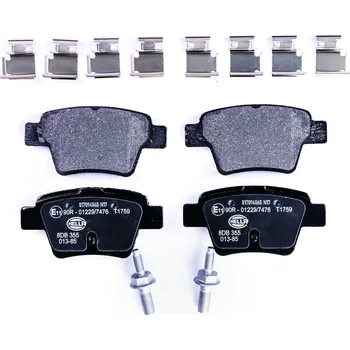 Brzdová destička Sada brzdových destiček, kotoučová brzda HELLA 8DB 355 013-851